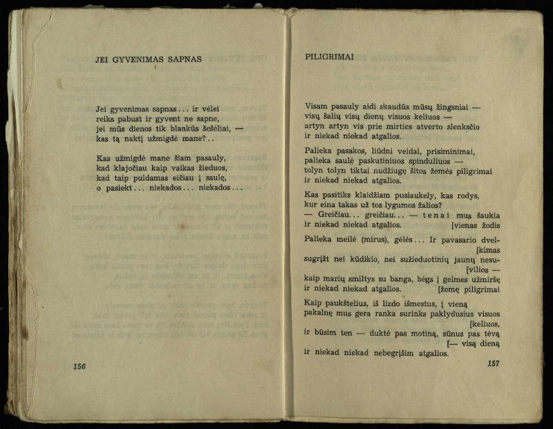 Per pasaulį keliauja žmogus : rinktinė poezija
