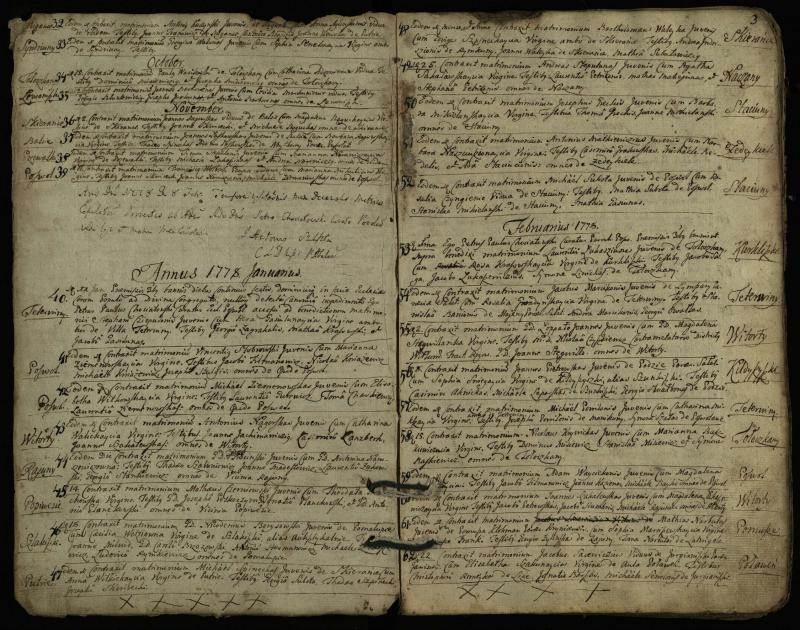 Pasvalio Romos katalikų parapijos bažnyčios 1776–1793 metų jungtuvių metrikų knyga