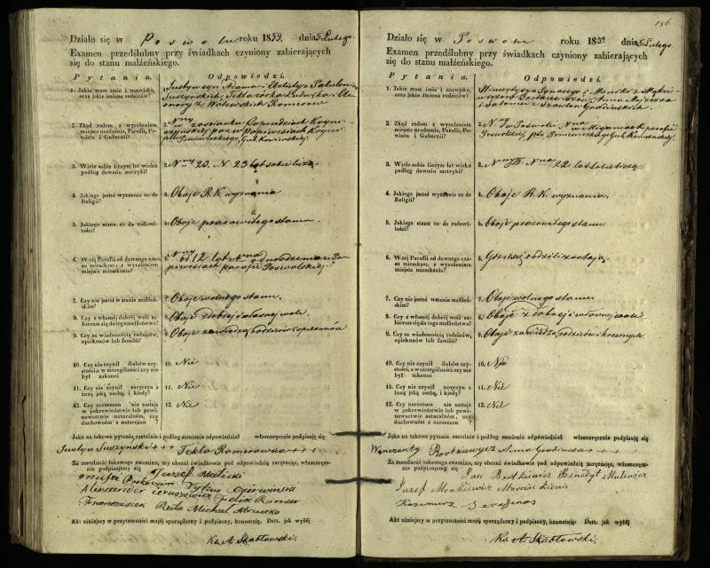 Pasvalio Romos katalikų parapijos bažnyčios 1849–1859 metų priešjungtuvinės apklausos knyga