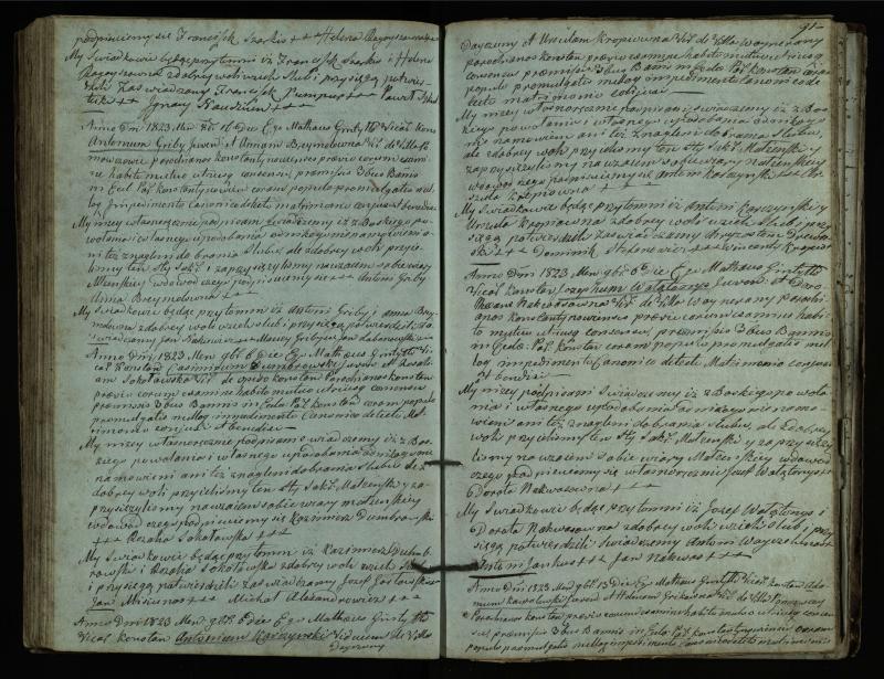 Vaškų (Konstantinavo) Romos katalikų parapijos bažnyčios 1809–1827 metų jungtuvių metrikų knyga