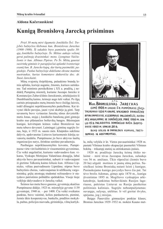 Šiaurietiški atsivėrimai : Pasvalio krašto istorijos ir kultūros žurnalas 2010, nr. 2 (29)