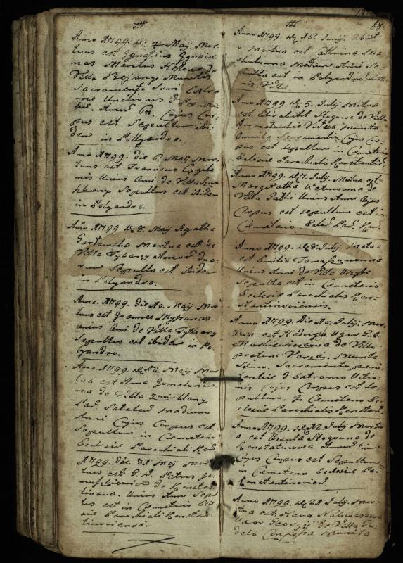 Vaškų (Konstantinavo) Romos katalikų parapijos bažnyčios 1763–1804 metų mirties metrikų knyga