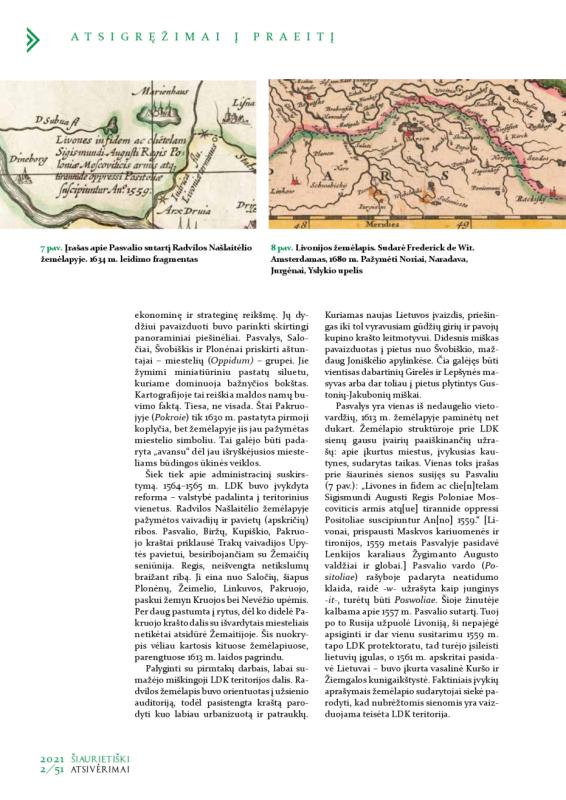 Šiaurietiški atsivėrimai : Pasvalio krašto istorijos ir kultūros žurnalas 2021, nr. 2 (51)