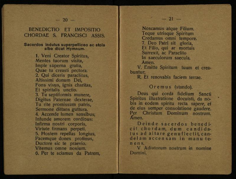 Švento Pranciškaus Asyžiečio juostelės brolija / sustatė T. Pranciškus Bizauskas O. F. M. – Kaunas: [s.n.], 1931. – 23 p.