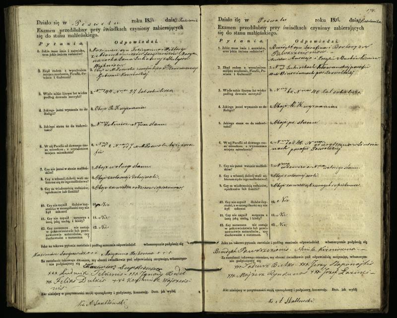 Pasvalio Romos katalikų parapijos bažnyčios 1849–1859 metų priešjungtuvinės apklausos knyga