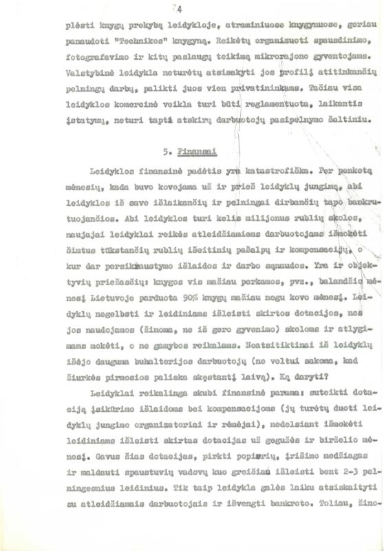 Lietuvių filologo, „Visuotinės lietuvių enciklopedijos“ vyriausiojo redaktoriaus, vertėjo, žurnalisto Antano Elizeušo Račio darbas „Specifinės paskirties Valstybinės mokslo ir enciklopedijų leidyklos (ir jos direktoriaus) veiklos programa“