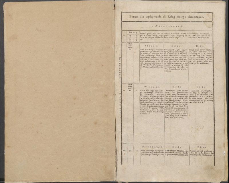 Krinčino Romos katalikų parapijos bažnyčios 1848 metų krikšto metrikų knyga