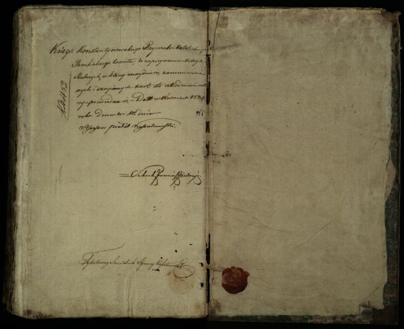 Vaškų (Konstantinavo) Romos katalikų parapijos bažnyčios 1835–1848 metų jungtuvių metrikų knyga