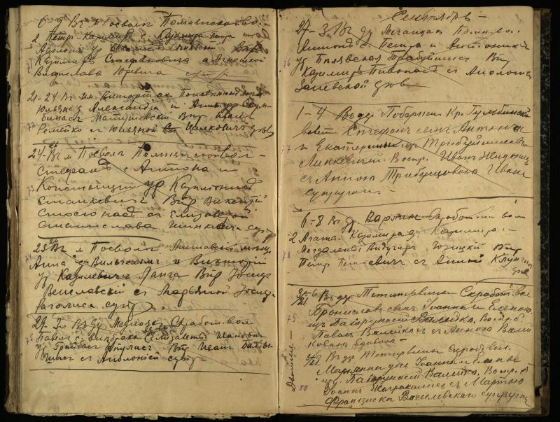Pasvalio Romos katalikų parapijos bažnyčios 1909–1918 metų krikšto metrikų juodraštis