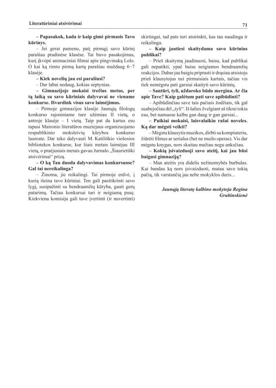 Šiaurietiški atsivėrimai : Pasvalio krašto istorijos ir kultūros žurnalas 2010, nr. 2 (29)