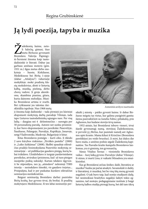 Šiaurietiški atsivėrimai : Pasvalio krašto istorijos ir kultūros žurnalas 2013, nr. 1 (34)