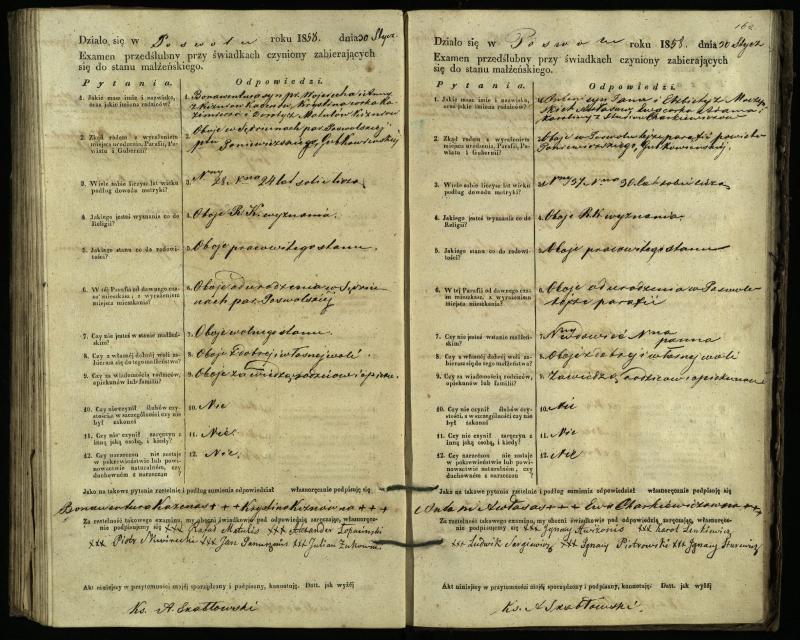 Pasvalio Romos katalikų parapijos bažnyčios 1849–1859 metų priešjungtuvinės apklausos knyga