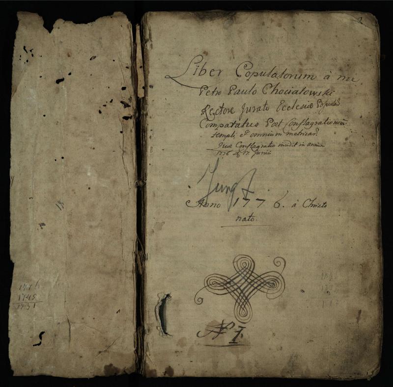Pasvalio Romos katalikų parapijos bažnyčios 1776–1793 metų jungtuvių metrikų knyga