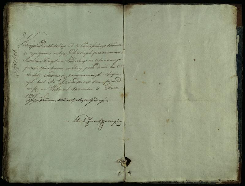 Pušaloto Romos katalikų parapijos bažnyčios 1828–1834 metų krikšto metrikų knyga