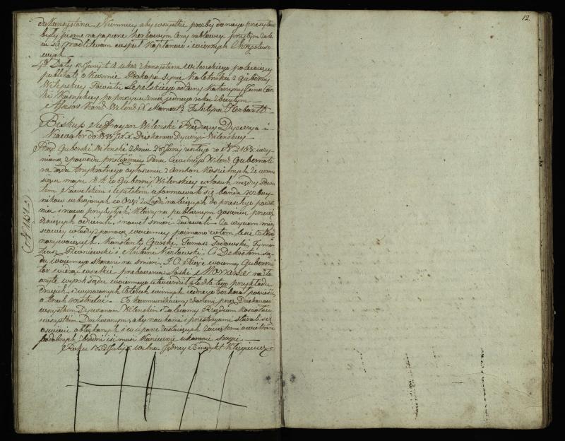Pasvalio Romos katalikų parapijos bažnyčios 1825–1839 metų jungtuvių metrikų knyga, susirašinėjimai