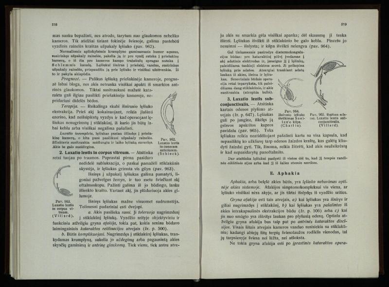 Akių ligų vadovas / Petras Avižonis. – Kaunas: Medicinos fakultetao leidinys, 1940. – VIII, 841, [2] p., 18 iliustr. lap.