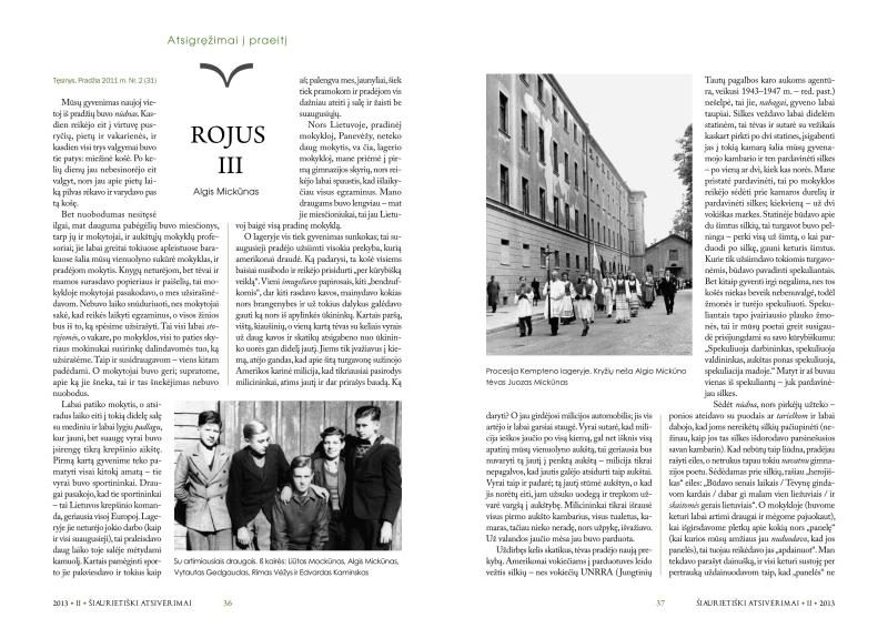 Šiaurietiški atsivėrimai : Pasvalio krašto istorijos ir kultūros žurnalas 2013, nr. 2 (35)