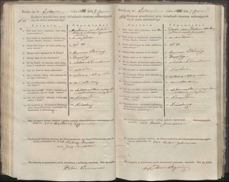 Krinčino Romos katalikų parapijos bažnyčios 1840–1844 metų priešjungtuvinės apklausos knyga