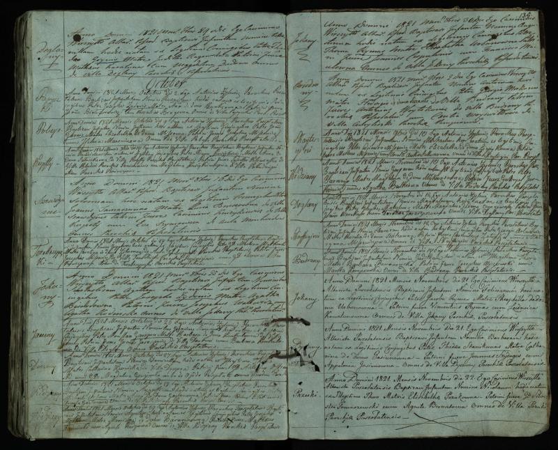 Pušaloto Romos katalikų parapijos bažnyčios 1814–1822 metų krikšto metrikų knyga