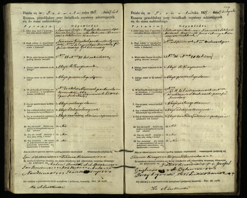 Pasvalio Romos katalikų parapijos bažnyčios 1849–1859 metų priešjungtuvinės apklausos knyga