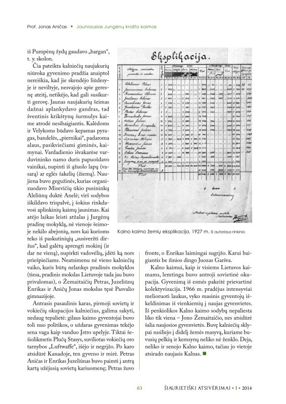 Šiaurietiški atsivėrimai : Pasvalio krašto istorijos ir kultūros žurnalas 2014, nr. 1 (36)