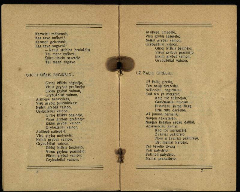Žaliosios girios giesmės : (Krykliniečių dainos) / surašė Dievo Muzikantas ; išleido Antanas Dirsė