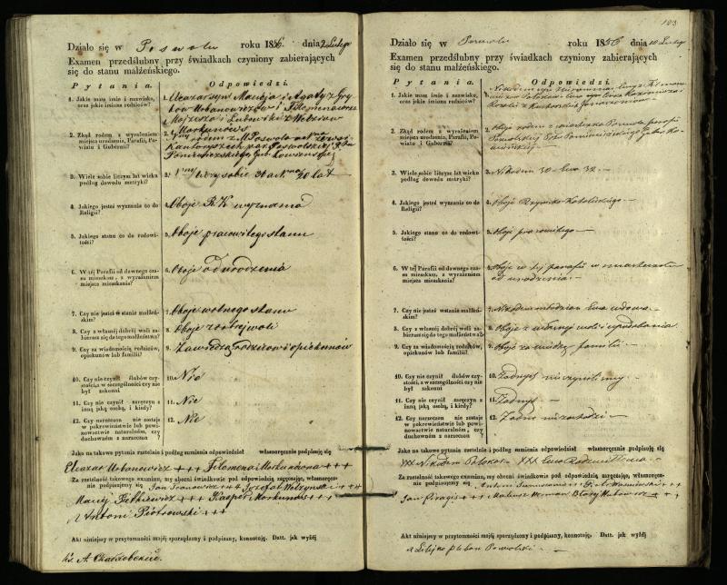 Pasvalio Romos katalikų parapijos bažnyčios 1849–1859 metų priešjungtuvinės apklausos knyga