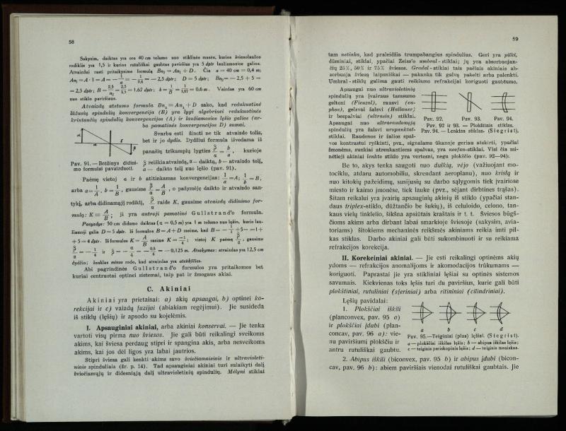 Akių ligų vadovas / Petras Avižonis. – Kaunas: Medicinos fakultetao leidinys, 1940. – VIII, 841, [2] p., 18 iliustr. lap.