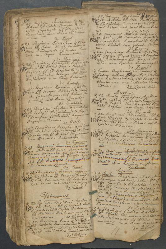 Pasvalio Romos katalikų parapijos bažnyčios 1749–1772 metų krikšto metrikų knyga