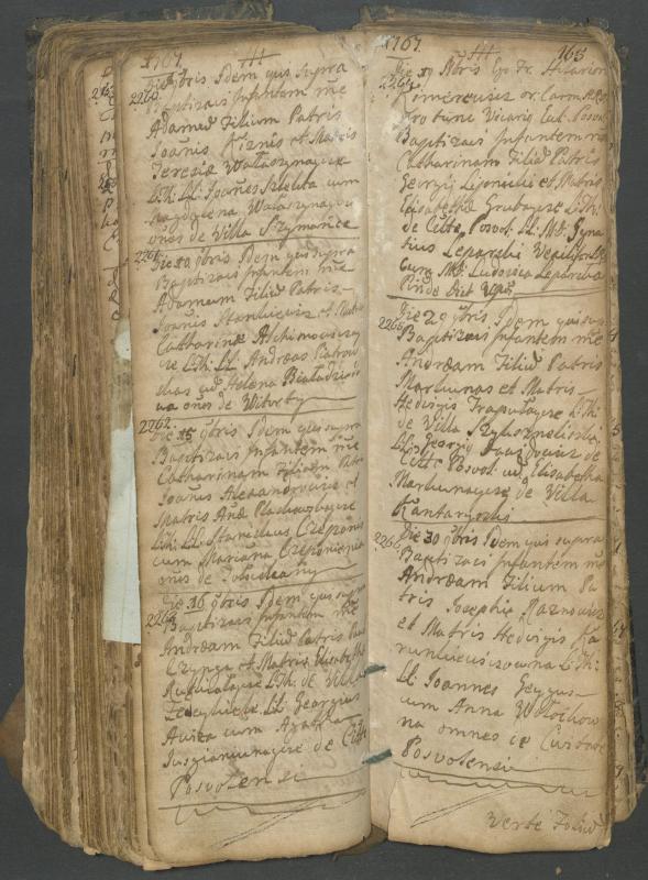 Pasvalio Romos katalikų parapijos bažnyčios 1749–1772 metų krikšto metrikų knyga