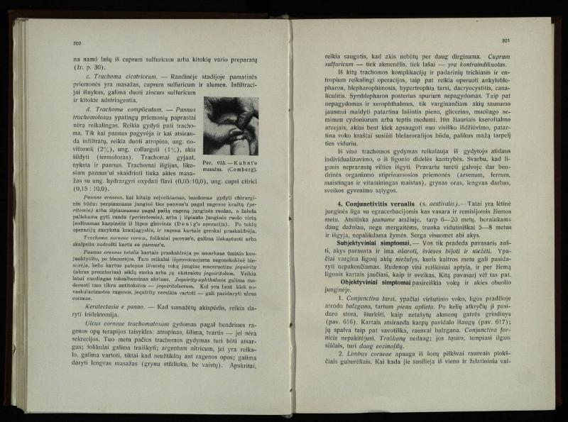 Akių ligų vadovas / Petras Avižonis. – Kaunas: Medicinos fakultetao leidinys, 1940. – VIII, 841, [2] p., 18 iliustr. lap.