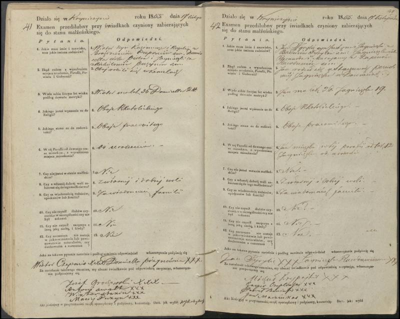 Krinčino Romos katalikų parapijos bažnyčios 1853–1862 metų priešjungtuvinės apklausos knyga