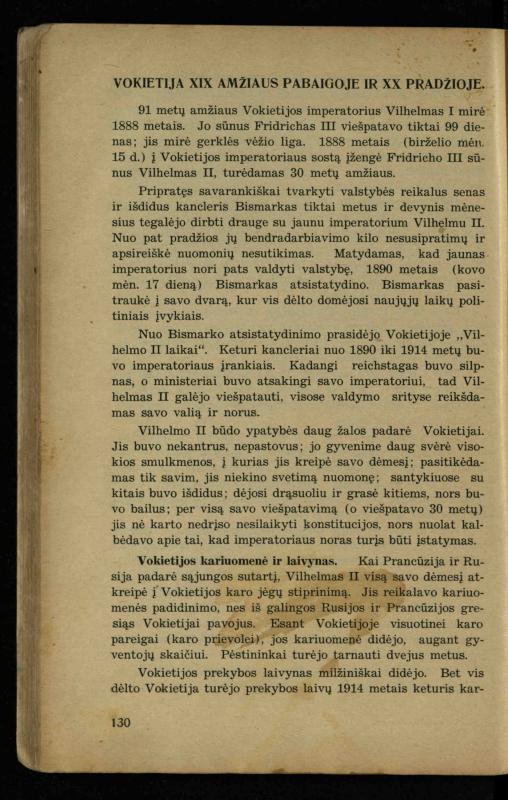 Naujųjų amžių istorija: vadovėlis vidurinėms mokykloms / K. Kliuksinas. – Kaunas: Sakalas, 1936. – 160 p.