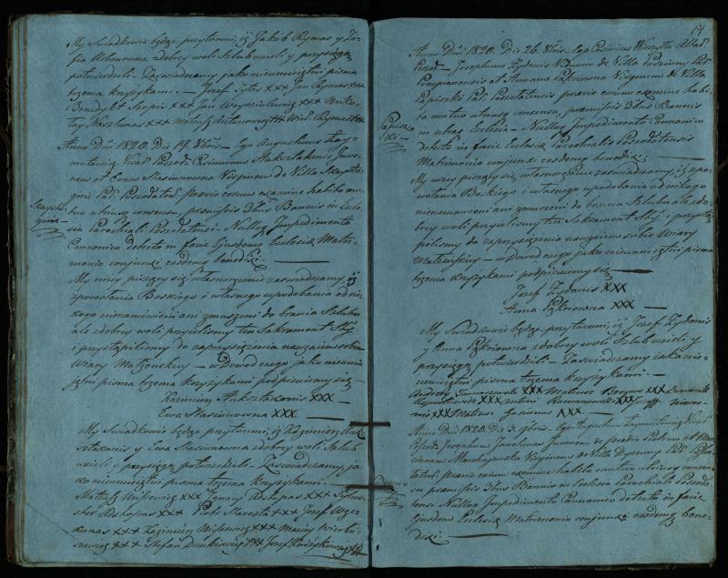 Pušaloto Romos katalikų parapijos bažnyčios 1819–1827 metų jungtuvių metrikų knyga