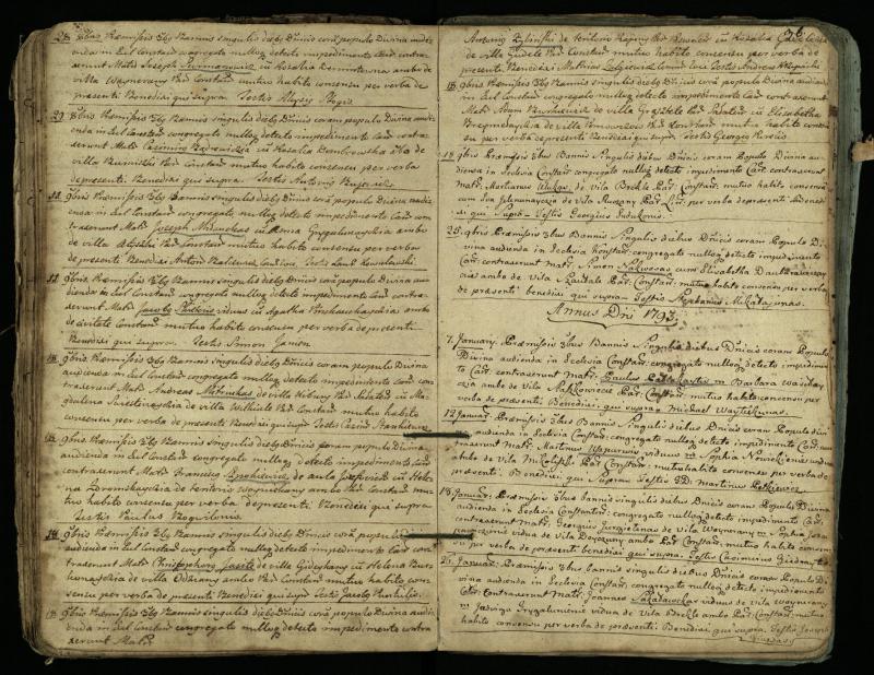 Vaškų (Konstantinavo) Romos katalikų parapijos bažnyčios 1766–1804 metų jungtuvių metrikų knyga