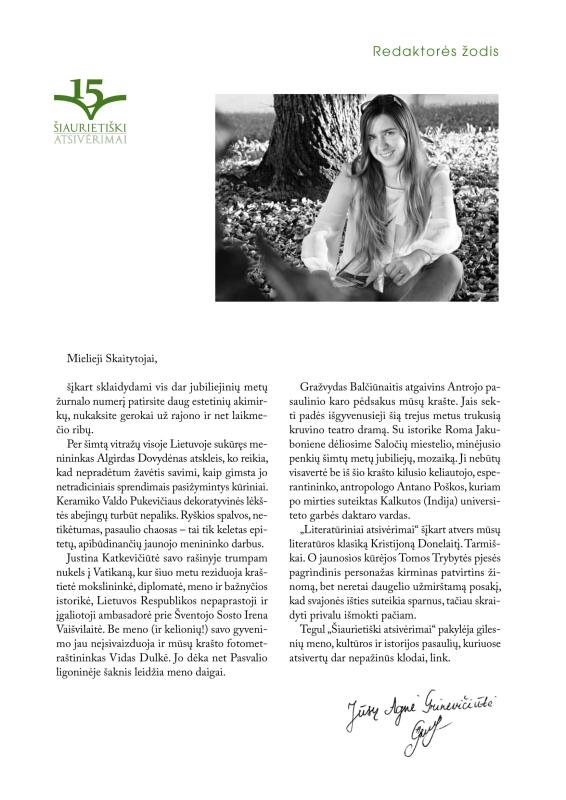 Šiaurietiški atsivėrimai : Pasvalio krašto istorijos ir kultūros žurnalas 2014, nr. 2 (37)