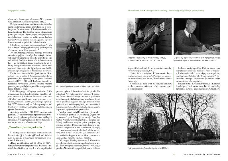 Šiaurietiški atsivėrimai : Pasvalio krašto istorijos ir kultūros žurnalas 2016, nr. 2 (41)