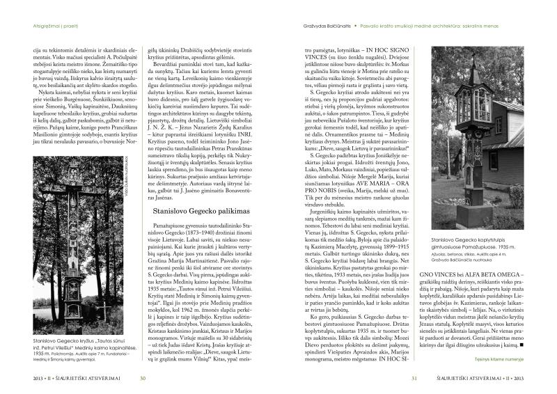 Šiaurietiški atsivėrimai : Pasvalio krašto istorijos ir kultūros žurnalas 2013, nr. 2 (35)