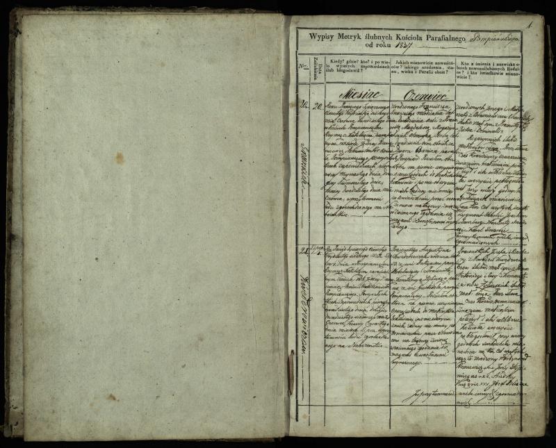 Pumpėnų Romos katalikų parapijos bažnyčios 1837–1848 metų jungtuvių metrikų knyga