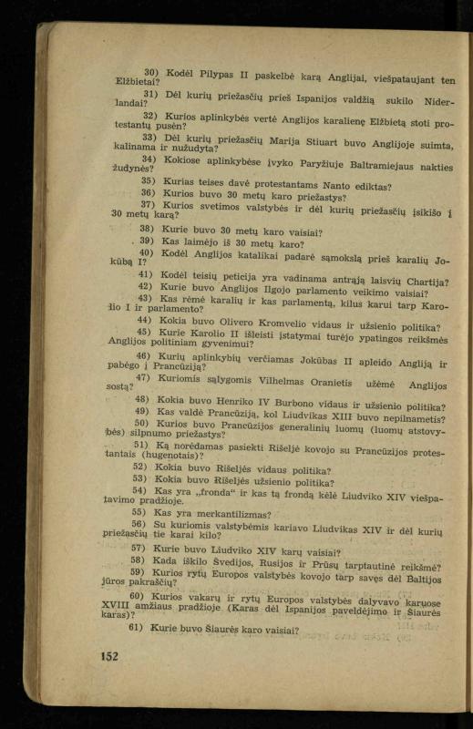 Naujųjų amžių istorija: vadovėlis vidurinėms mokykloms / K. Kliuksinas. – Kaunas: Sakalas, 1936. – 160 p.