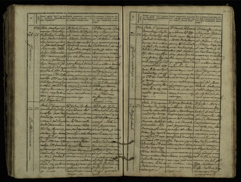 Pasvalio Romos katalikų parapijos bažnyčios 1827–1837 metų jungtuvių metrikų knyga