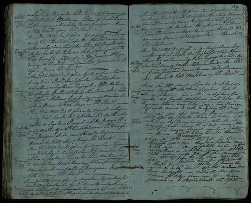 Pušaloto Romos katalikų parapijos bažnyčios 1814–1822 metų krikšto metrikų knyga