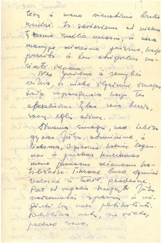 Mariaus Katiliškio 1962 m. sausio 1 d. laiškas sūnėnui Vytautui Vaitkui