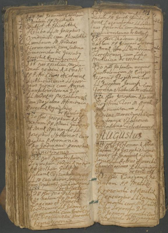 Pasvalio Romos katalikų parapijos bažnyčios 1749–1772 metų krikšto metrikų knyga