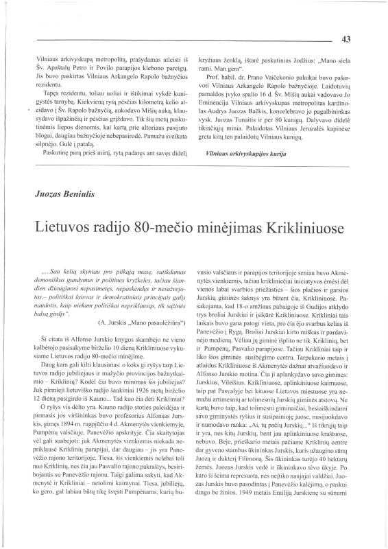 Šiaurietiški atsivėrimai : Pasvalio krašto istorijos ir kultūros žurnalas 2006, nr. 2 (21)