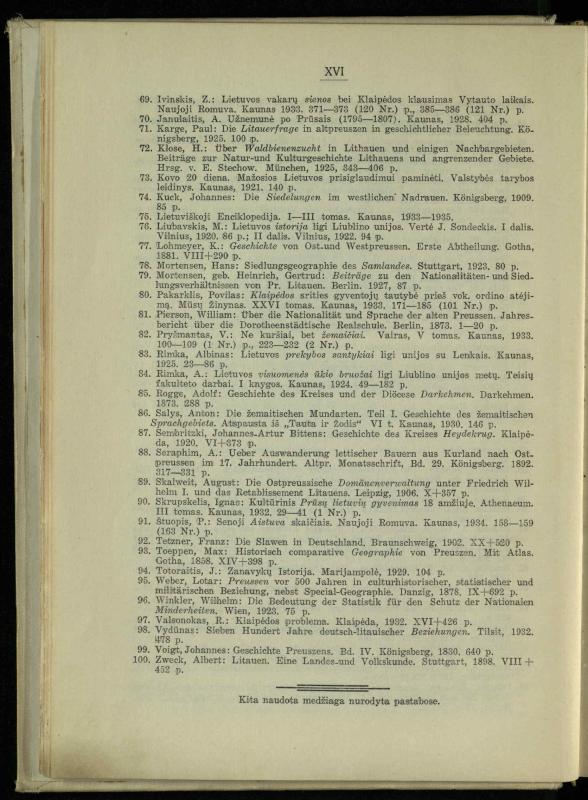 Tautiniai santykiai Maž. Lietuvoje ligi Didžiojo karo istorijos ir statistikos šviesoje
/ Vincas Vileišis. – Kaunas: Politinių ir socialinių mokslų institutas, 1935. – 271, [3] p.