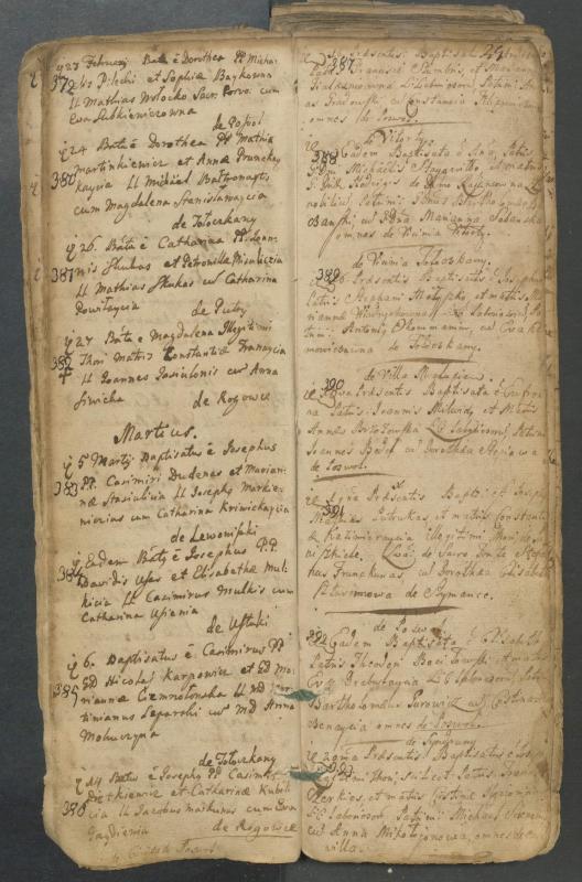 Pasvalio Romos katalikų parapijos bažnyčios 1749–1772 metų krikšto metrikų knyga