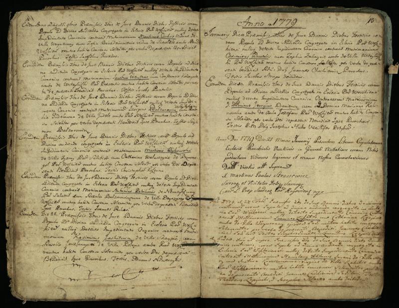 Vaškų (Konstantinavo) Romos katalikų parapijos bažnyčios 1766–1804 metų jungtuvių metrikų knyga