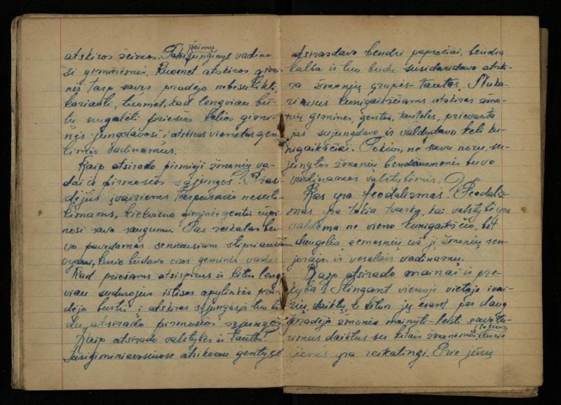 Žurnalisto, literato, vertėjo Kazimiero Pūro įrišti sąsiuviniai
