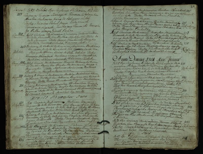 Pasvalio Romos katalikų parapijos bažnyčios 1793–1824 metų jungtuvių metrikų knyga